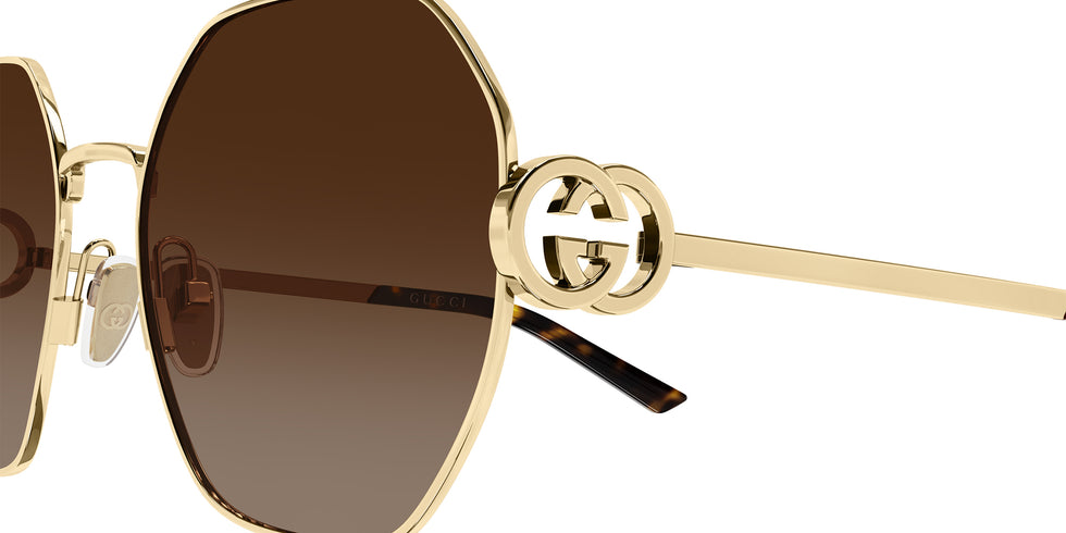 Gucci GG2046S 003 58 - Gold / Brown Gradient #id:gg2046s003_s:102110