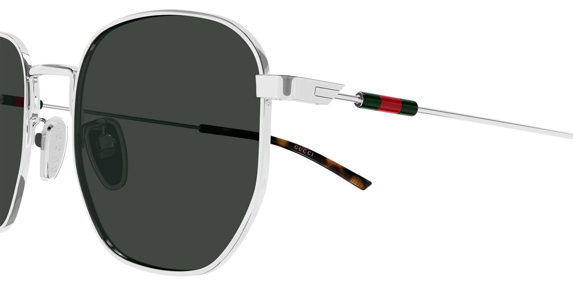 Gucci GG2095S 002 52 - Silver / Green #id:gg2095s002_s:100110
