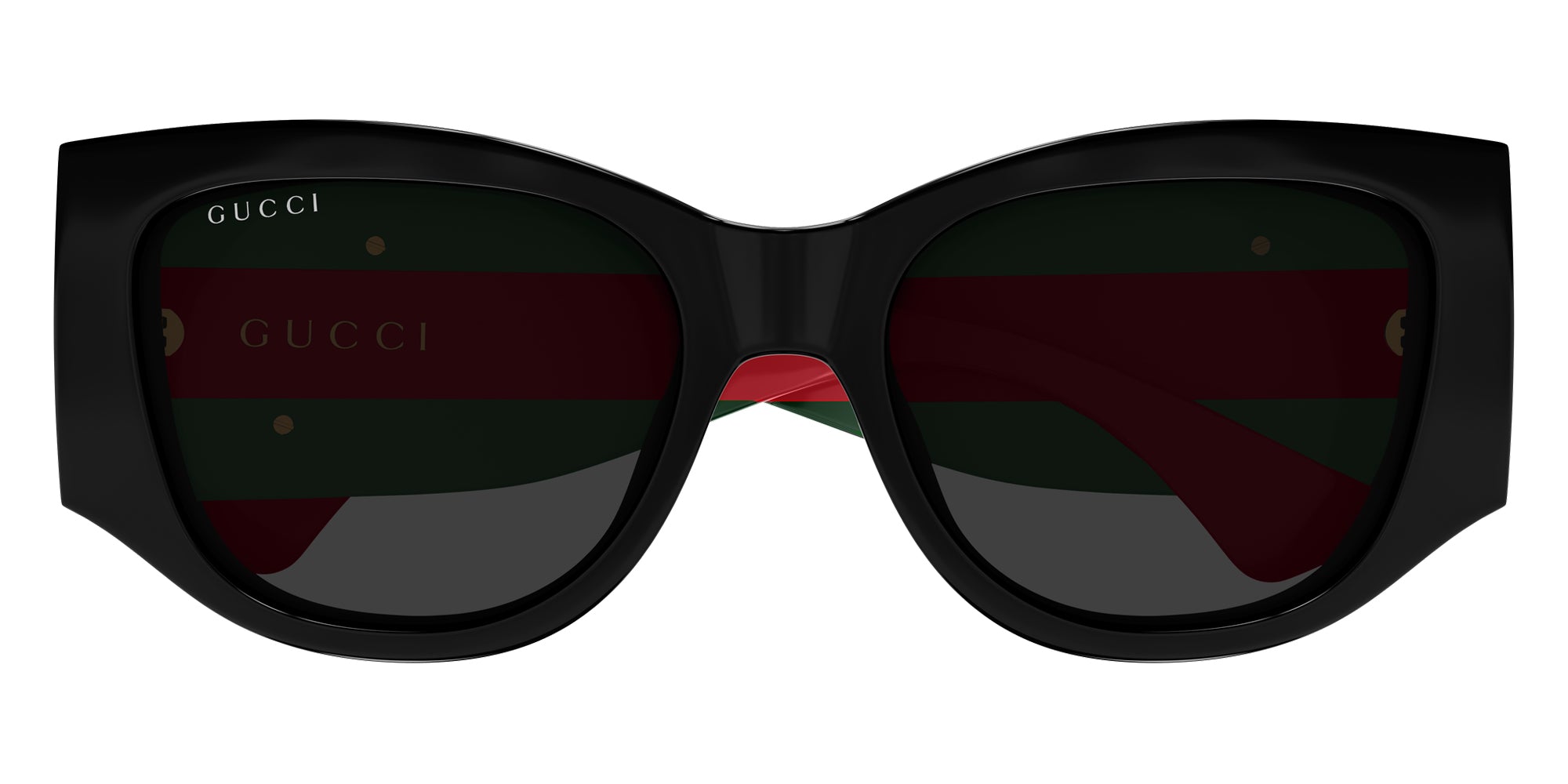 Gucci GG2115S 001 55 - Black/Green / Gray #id:gg2115s001_s:100100