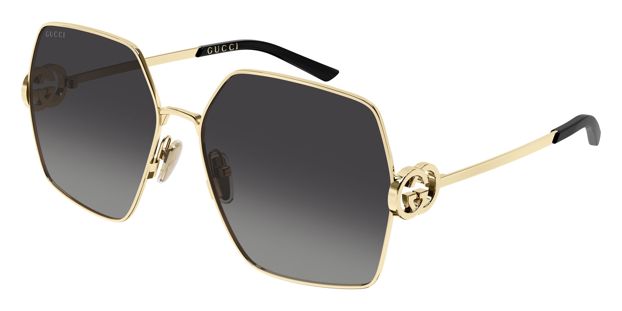 Gucci GG2163S 001 61 - Gold / Gray Gradient #id:gg2163s001_s:100105