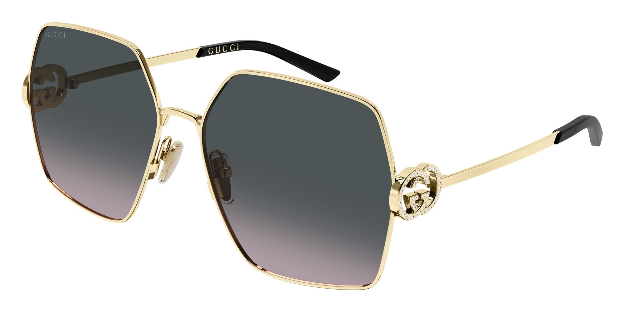 Gucci GG2163S 002 61 - Gold / Gray Gradient Double #id:gg2163s002_s:102105