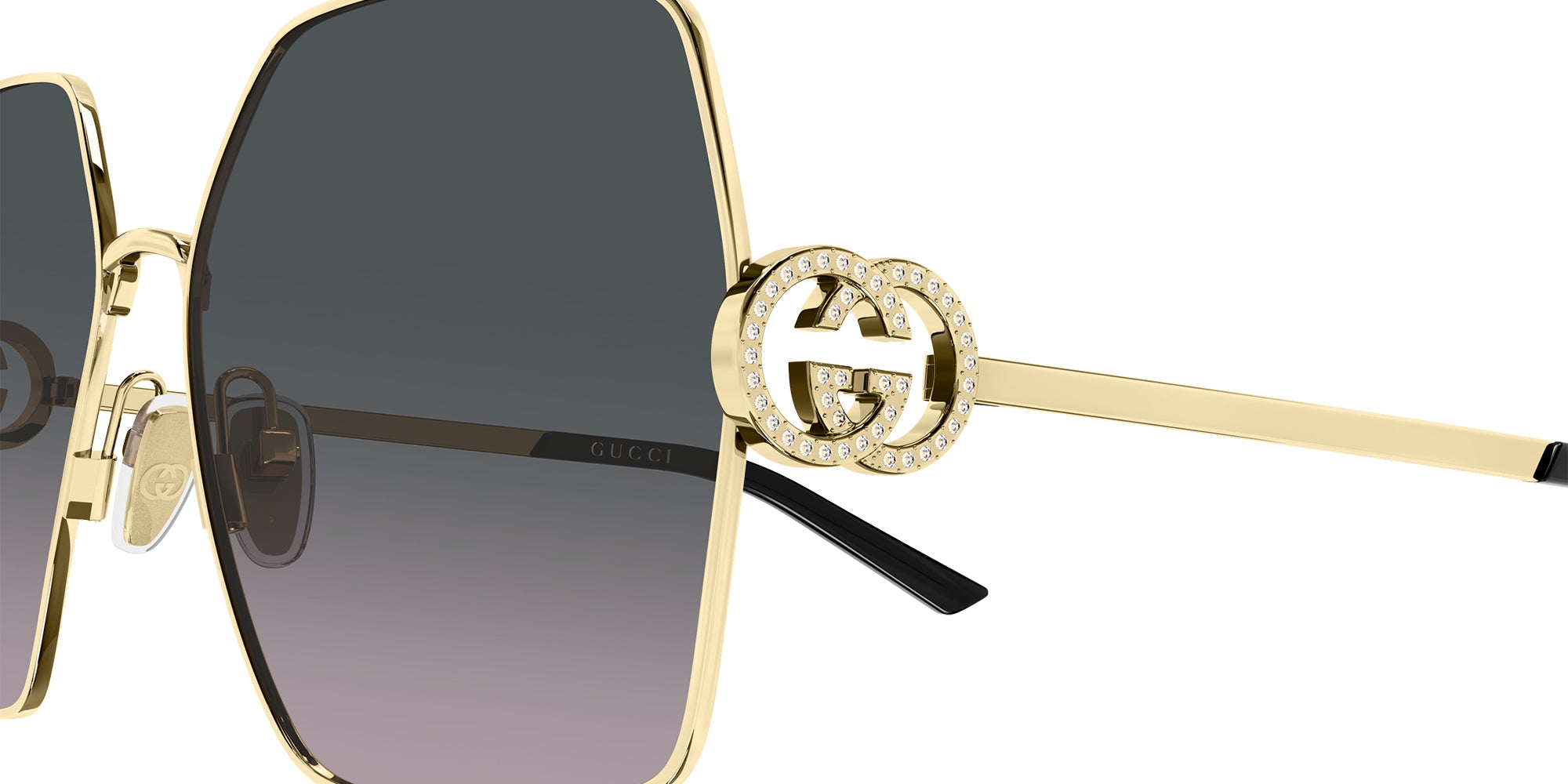 Gucci GG2163S 002 61 - Gold / Gray Gradient Double #id:gg2163s002_s:102110