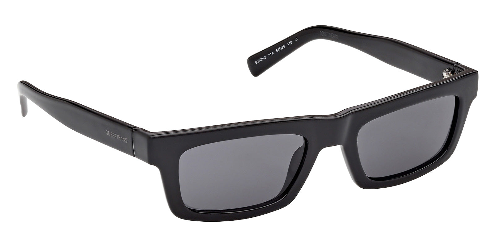 Guess GJ00008 01A 52 - Shiny Black / Smoke #id:gj0000801a_s:100135