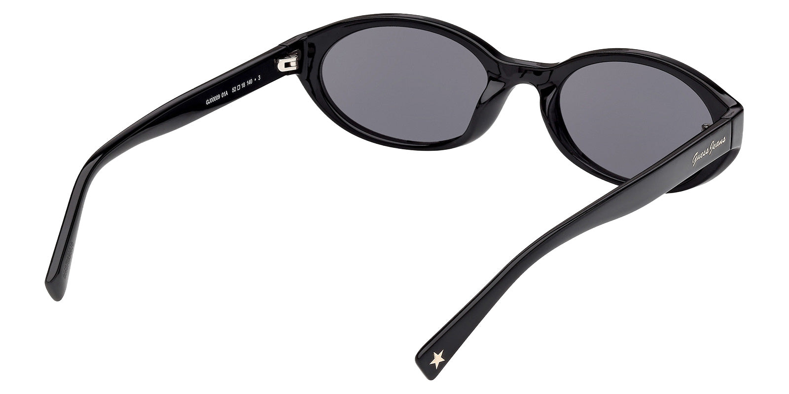 Guess GJ00009 01A 52 - Shiny Black / Smoke #id:gj0000901a_s:100125