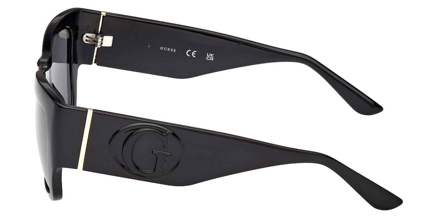 Guess GU00252 01A 54 - Shiny Black / Smoke #id:gu0025201a_s:100110