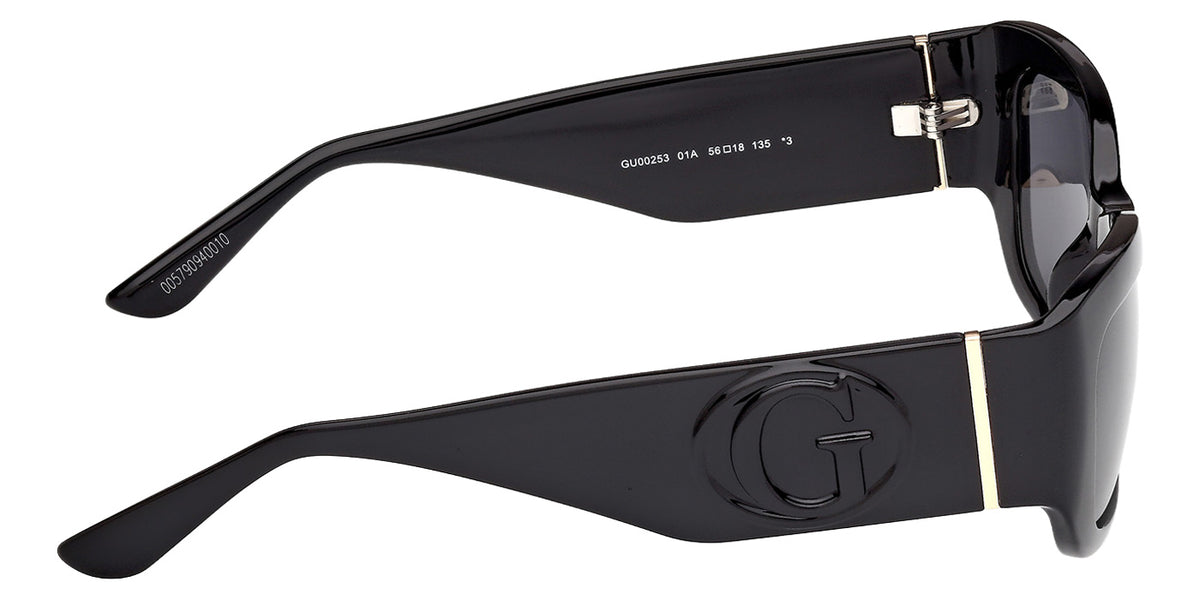 Guess GU00253 01A 56 - Shiny Black / Smoke #id:gu0025301a_s:100130