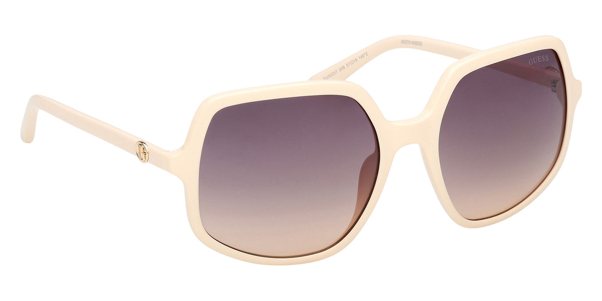 Guess GU00257 25B 57 - Shiny Ivory / Gradient Smoke #id:gu0025725b_s:102135