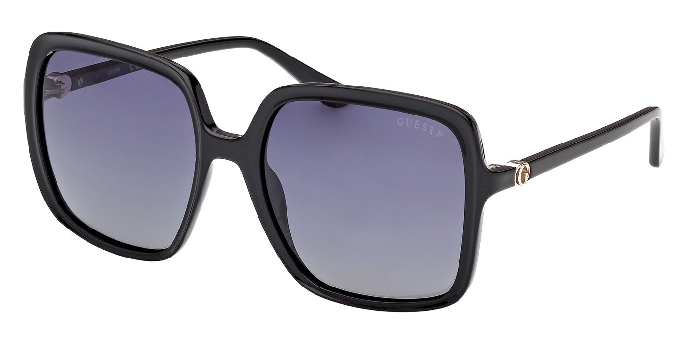 Guess GU00280 01D 57 - Shiny Black / Smoke Polarized #id:gu0028001d_s:100105