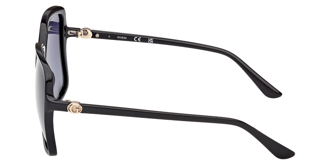 Guess GU00280 01D 57 - Shiny Black / Smoke Polarized #id:gu0028001d_s:100110