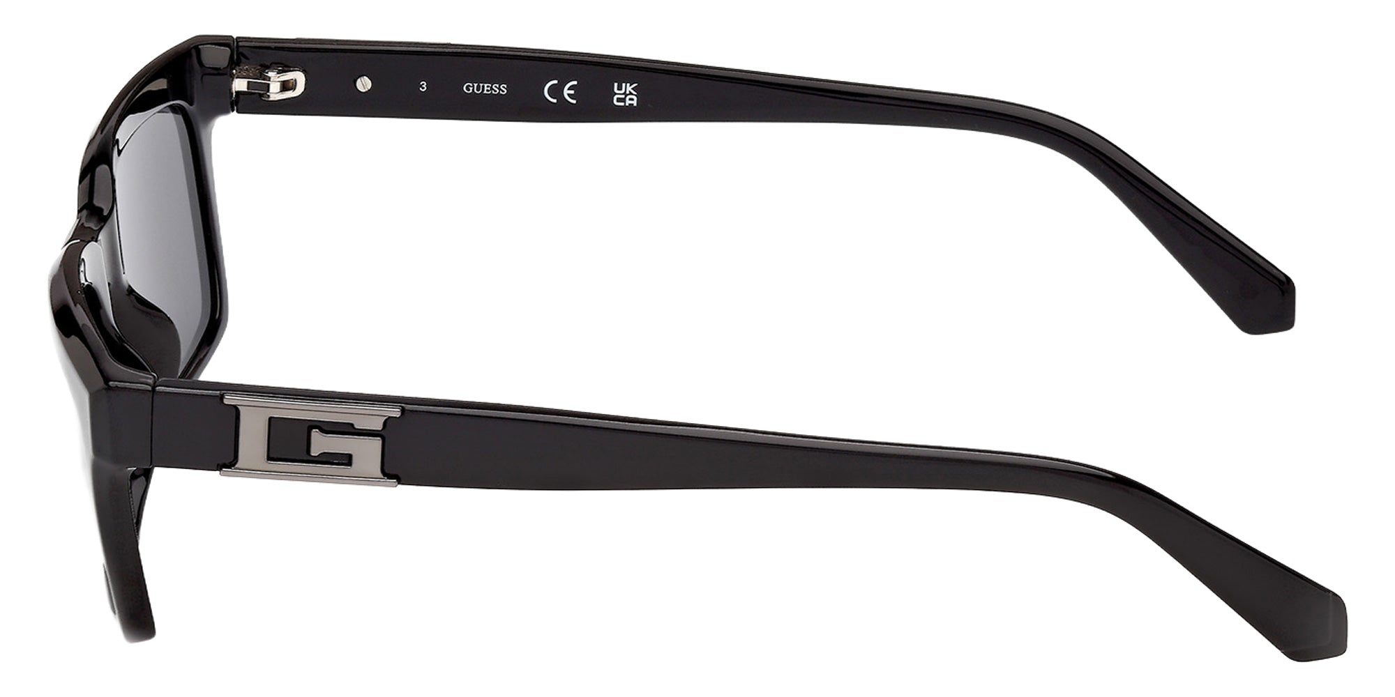 Guess GU00300 01A 54 - Shiny Black / Smoke 01A #id:gu0030001a_s:100110