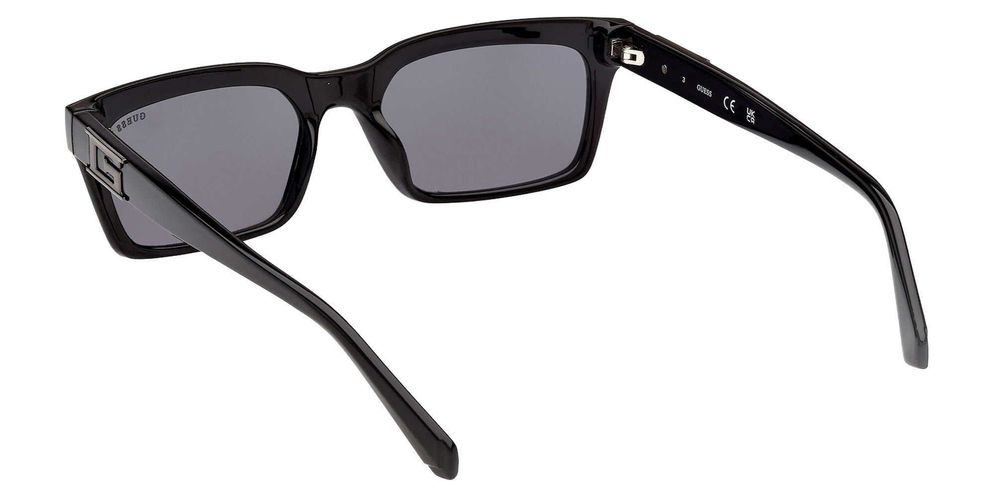 Guess GU00300 01A 54 - Shiny Black / Smoke 01A #id:gu0030001a_s:100115