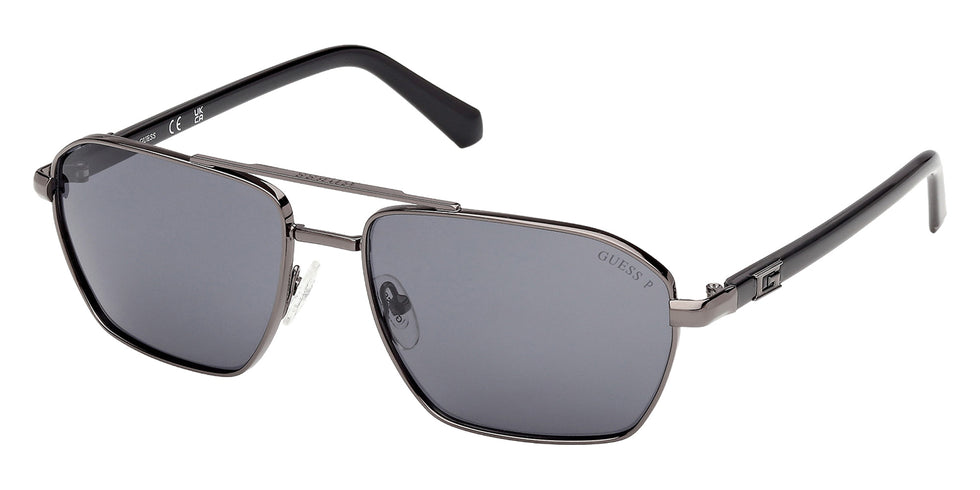 Guess GU00301 08D 59 - Shiny Gunmetal / Smoke Polarized 08D #id:gu0030108d_s:100105