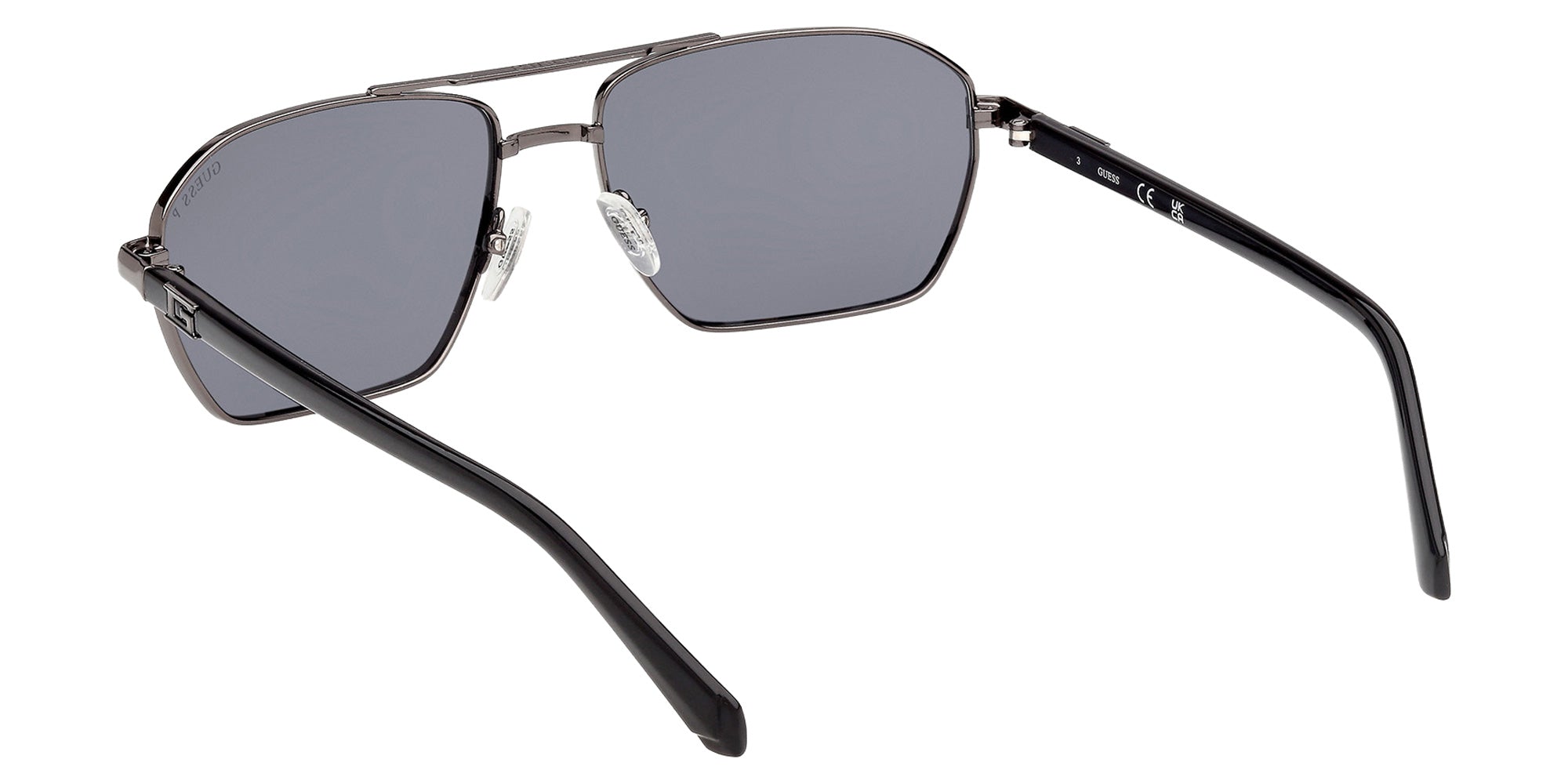 Guess GU00301 08D 59 - Shiny Gunmetal / Smoke Polarized 08D #id:gu0030108d_s:100115