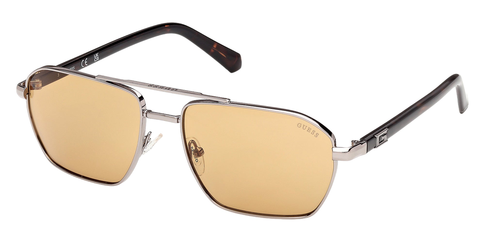 Guess GU00301 08E 59 - Shiny Gunmetal / Brown 08E #id:gu0030108e_s:102105