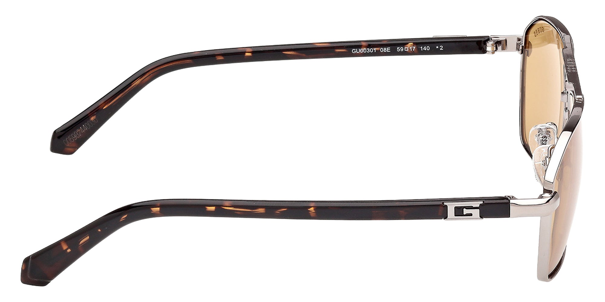 Guess GU00301 08E 59 - Shiny Gunmetal / Brown 08E #id:gu0030108e_s:102130