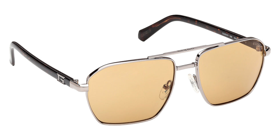 Guess GU00301 08E 59 - Shiny Gunmetal / Brown 08E #id:gu0030108e_s:102135