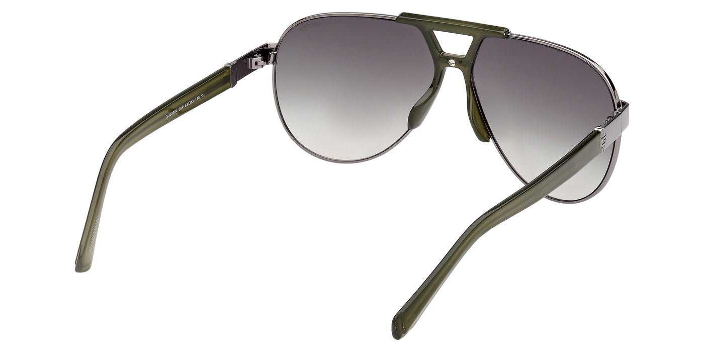 Guess GU00304 08P 63 - Shiny Gunmetal / Gradient Green #id:gu0030408p_s:104125
