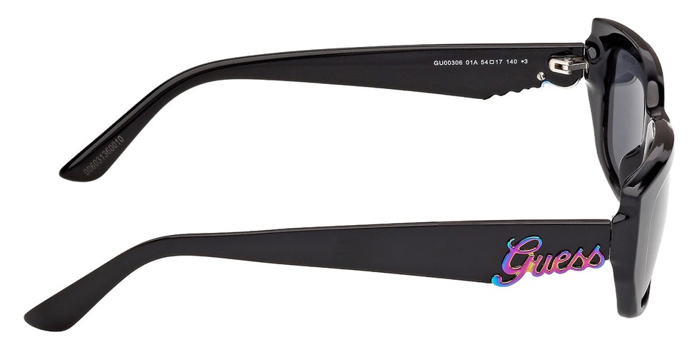 Guess GU00306 01A 54 - Shiny Black / Smoke #id:gu0030601a_s:100130