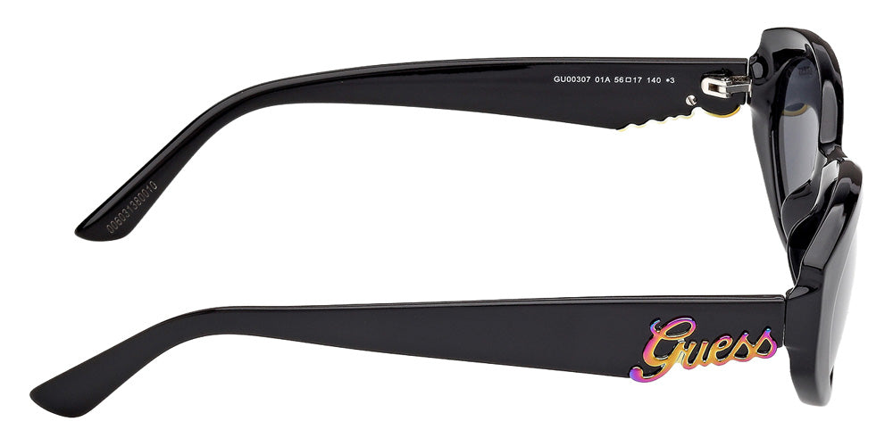 Guess GU00307 01A 56 - Shiny Black / Smoke #id:gu0030701a_s:100130