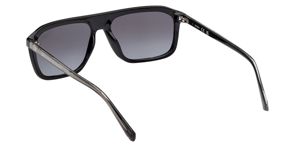 Guess GU00311 01B 57 - Shiny Black / Gradient Smoke #id:gu0031101b_s:100115