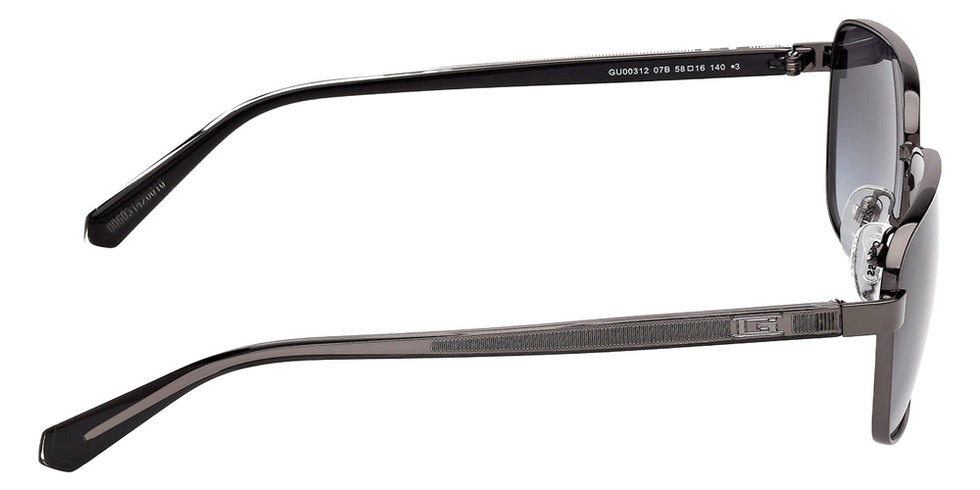 Guess GU00312 07B 58 - Shiny Gunmetal / Gradient Smoke #id:gu0031207b_s:100130