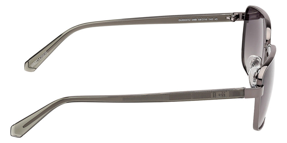 Guess GU00312 08B 58 - Shiny Gunmetal / Gradient Smoke #id:gu0031208b_s:102130