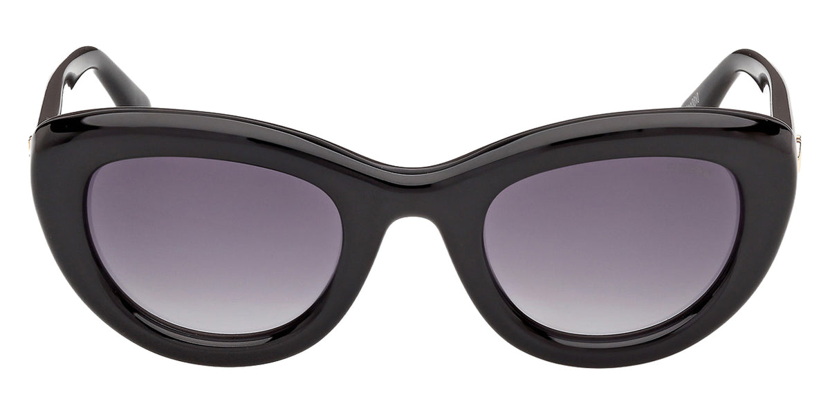 Guess GU00352 01B 50 - Shiny Black / Gradient Smoke #id:gu0035201b_s:100100
