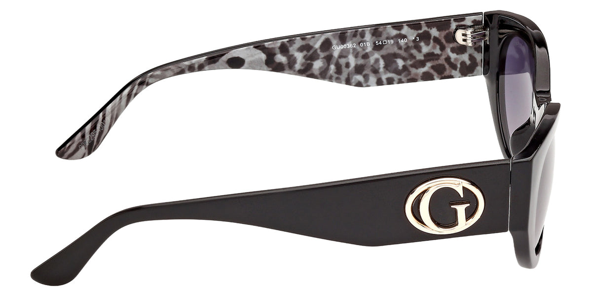 Guess GU00362 01B 54 - Shiny Black / Gradient Smoke #id:gu0036201b_s:100130