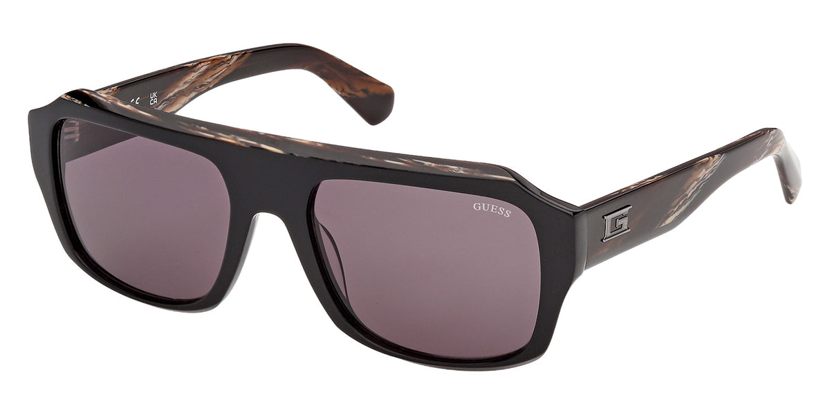 Guess GU00367 01A 56 - Shiny Black / Smoke #id:gu0036701a_s:100105
