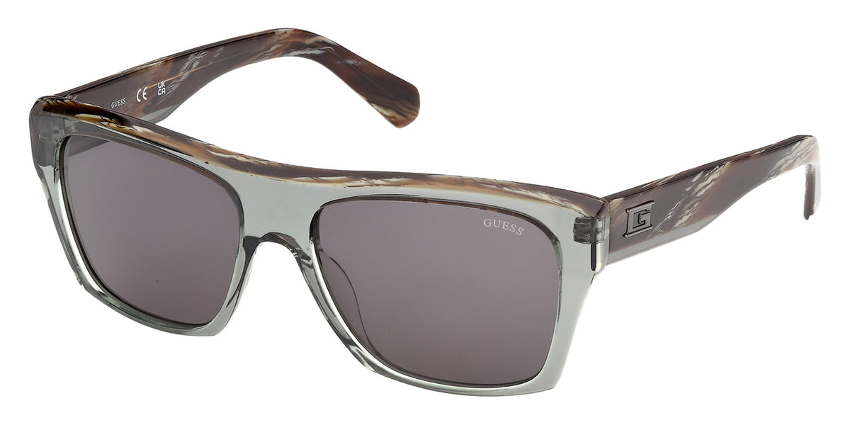Guess GU00368 96A 55 - Shiny Dark Green / Smoke #id:gu0036896a_s:104105