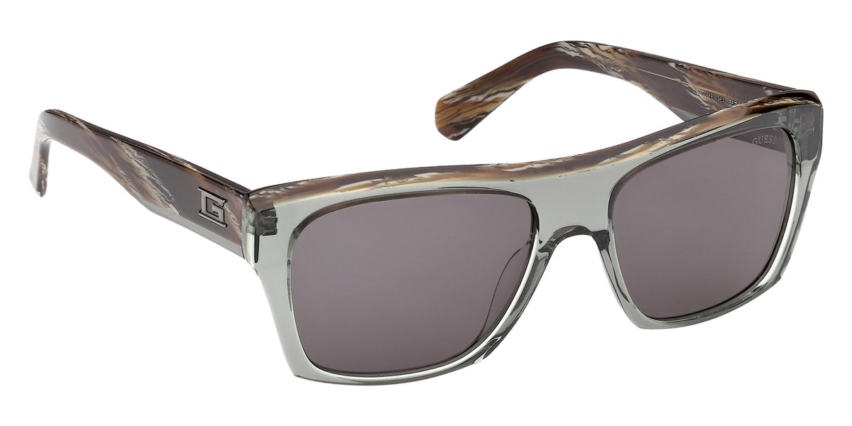 Guess GU00368 96A 55 - Shiny Dark Green / Smoke #id:gu0036896a_s:104135