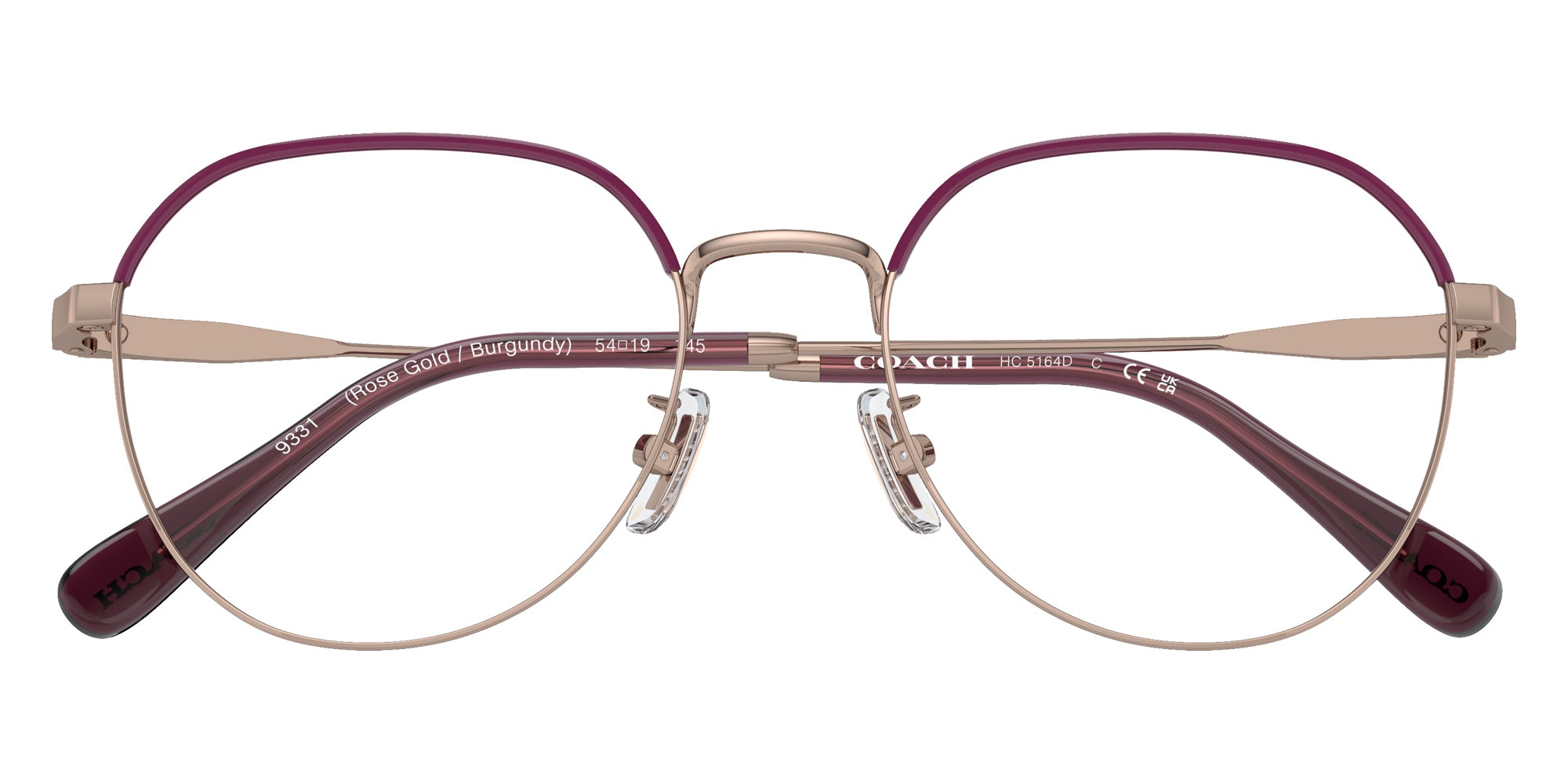 Coach HC5164D 9331 54 - Rose Gold/Burgundy #id:hc5164d9331_s:100120