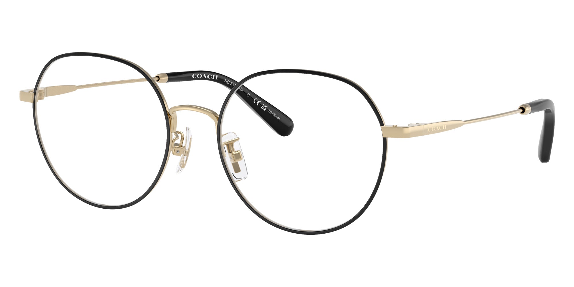 Coach HC5180TD 9430 53 - Shiny Light Gold/Black #id:hc5180td9430_s:104105
