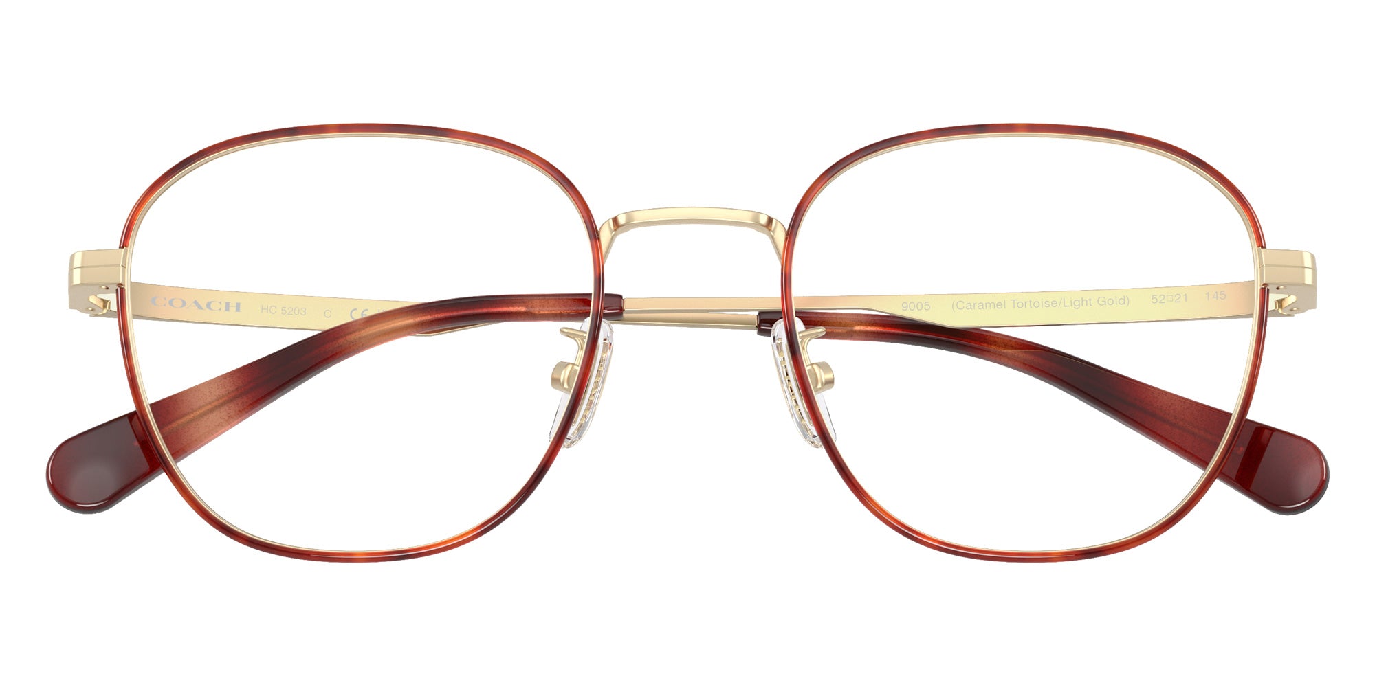 Coach HC5203 9005 52 - Caramel Tortoise/Light Gold #id:hc52039005_s:102100
