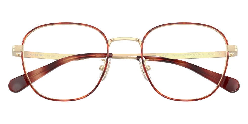 Coach HC5203 9005 52 - Caramel Tortoise/Light Gold #id:hc52039005_s:102100