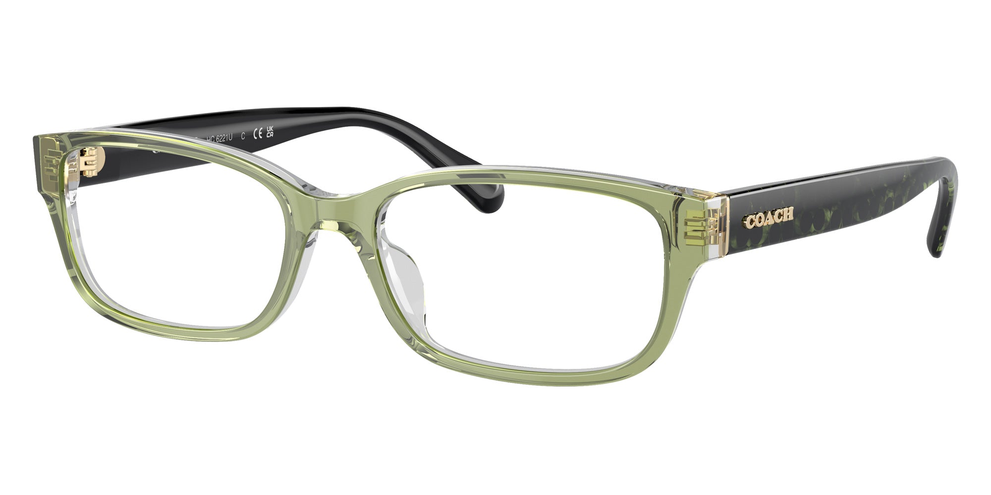 Coach HC6221U 5786 54 - Transparent Green Hopper #id:hc6221u5786_s:106105