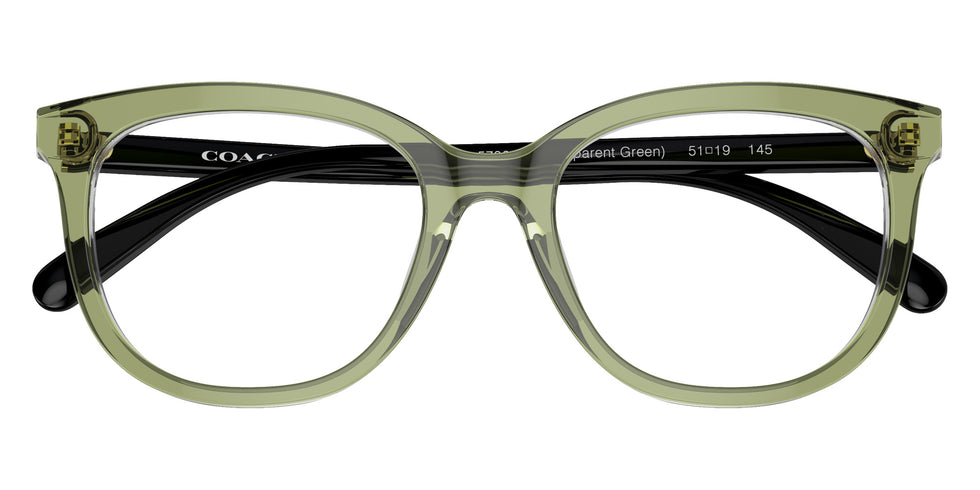 Coach HC6223U 5786 51 - Transparent Green Hopper #id:hc6223u5786_s:100120