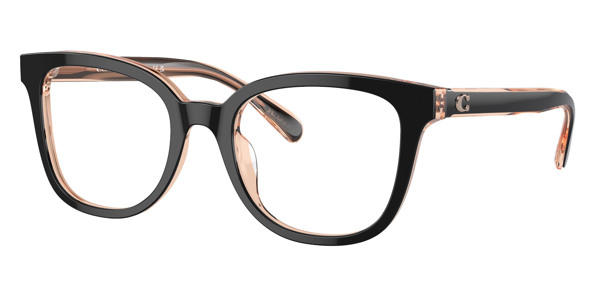 Coach HC6225U 5781 52 - Black/Transparent Blush #id:hc6225u5781_s:100105