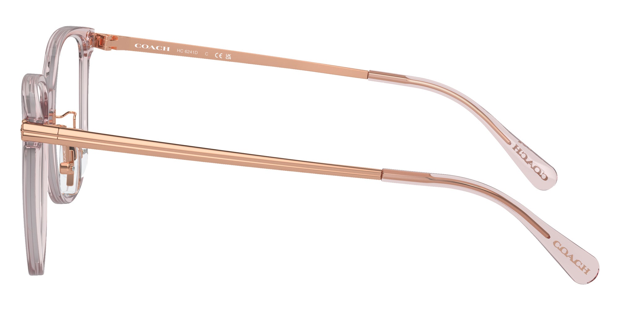 Coach HC6241D 5705 54 - Transparent Dusty Rose #id:hc6241d5705_s:100110