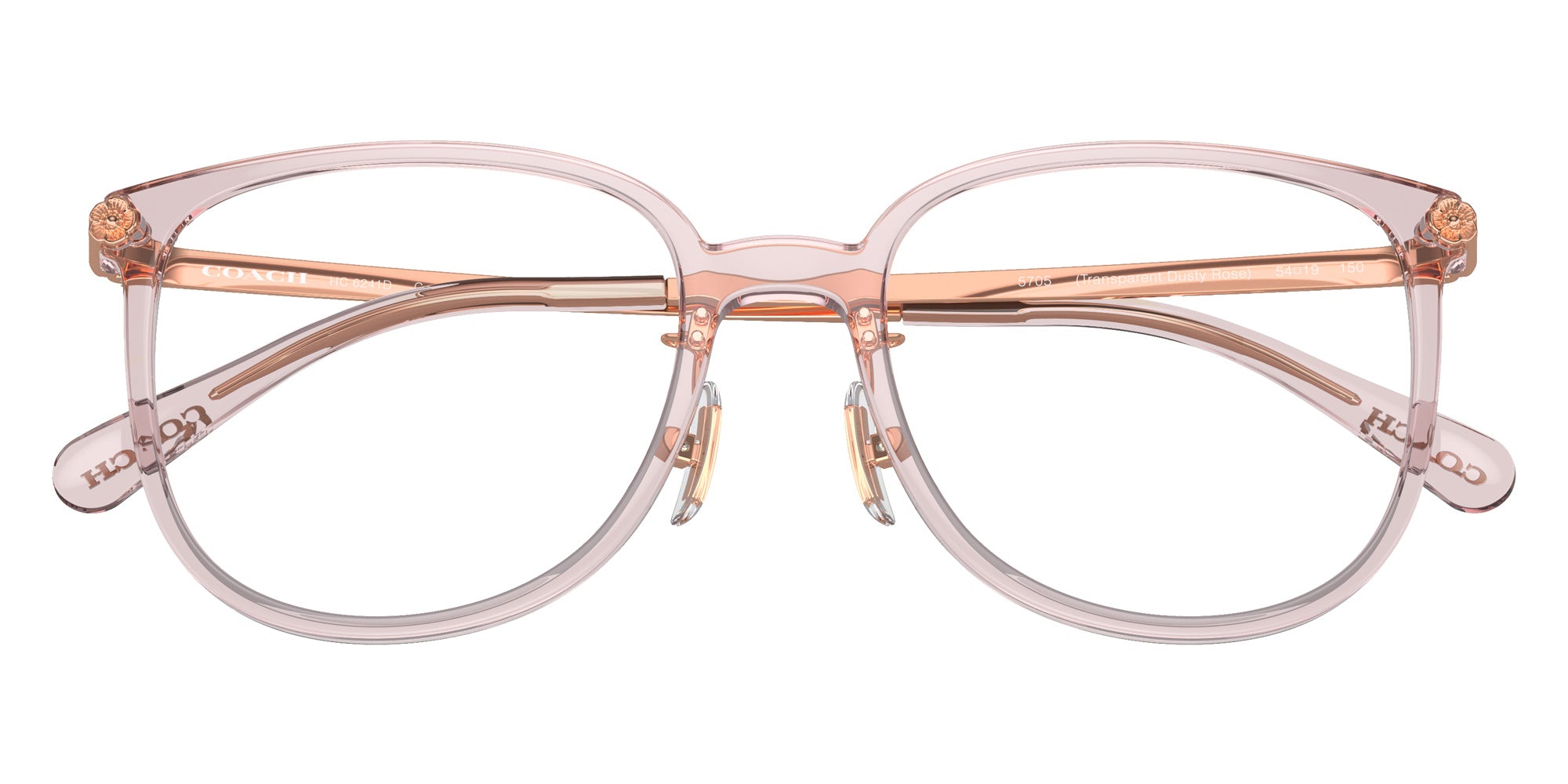 Coach HC6241D 5705 54 - Transparent Dusty Rose #id:hc6241d5705_s:100120