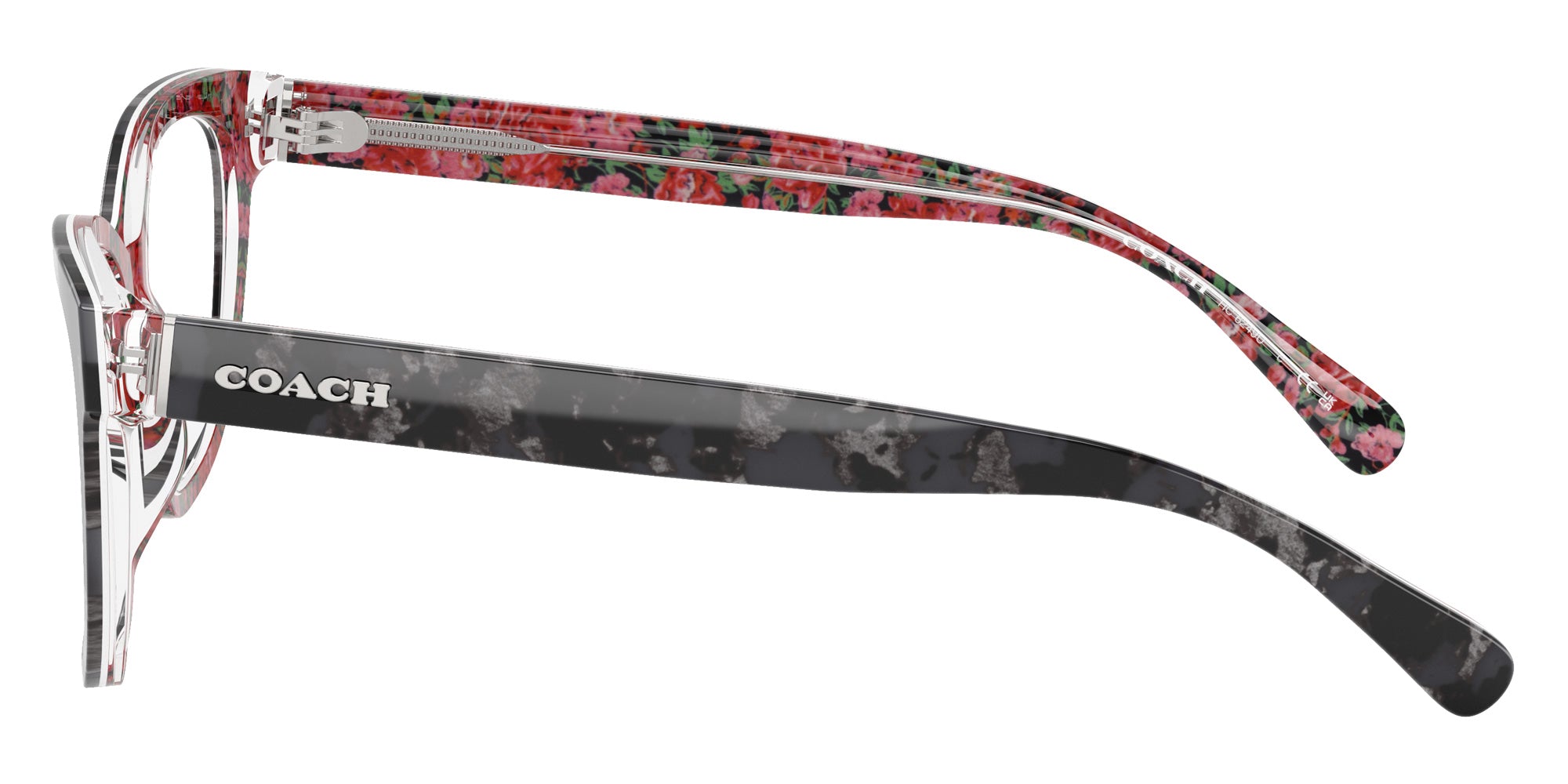 Coach HC6249U 5856 53 - Black Tortoise/Pink Floral #id:hc6249u5856_s:100110