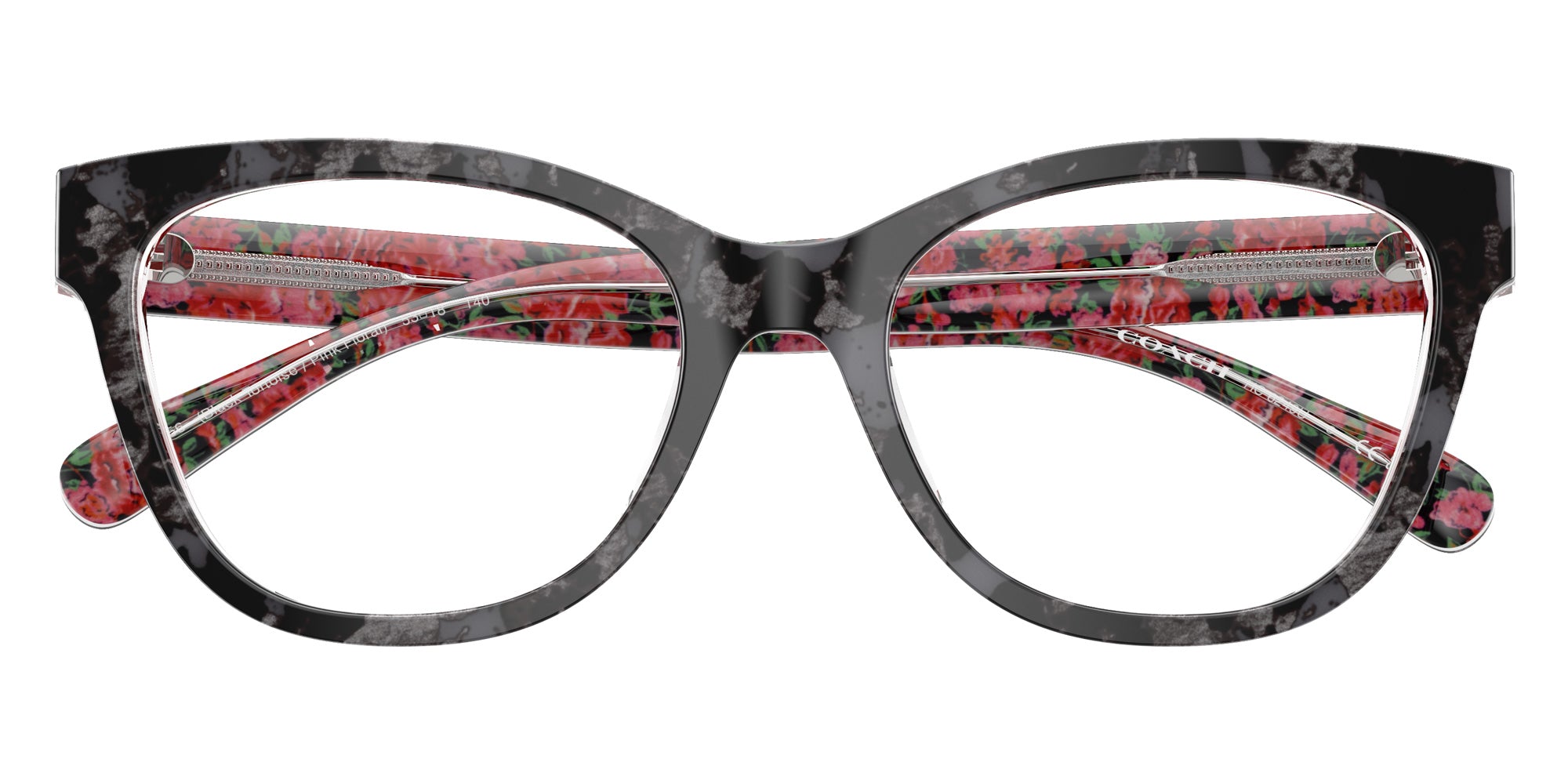 Coach HC6249U 5856 53 - Black Tortoise/Pink Floral #id:hc6249u5856_s:100120