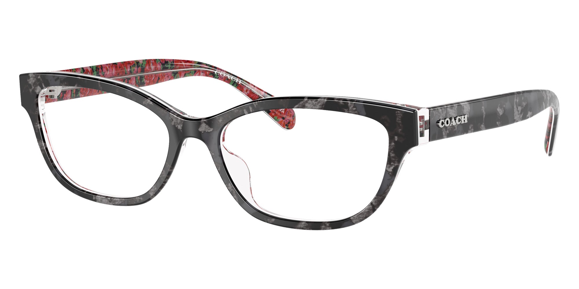 Coach HC6250U 5856 51 - Black Tortoise/Pink Floral #id:hc6250u5856_s:104105