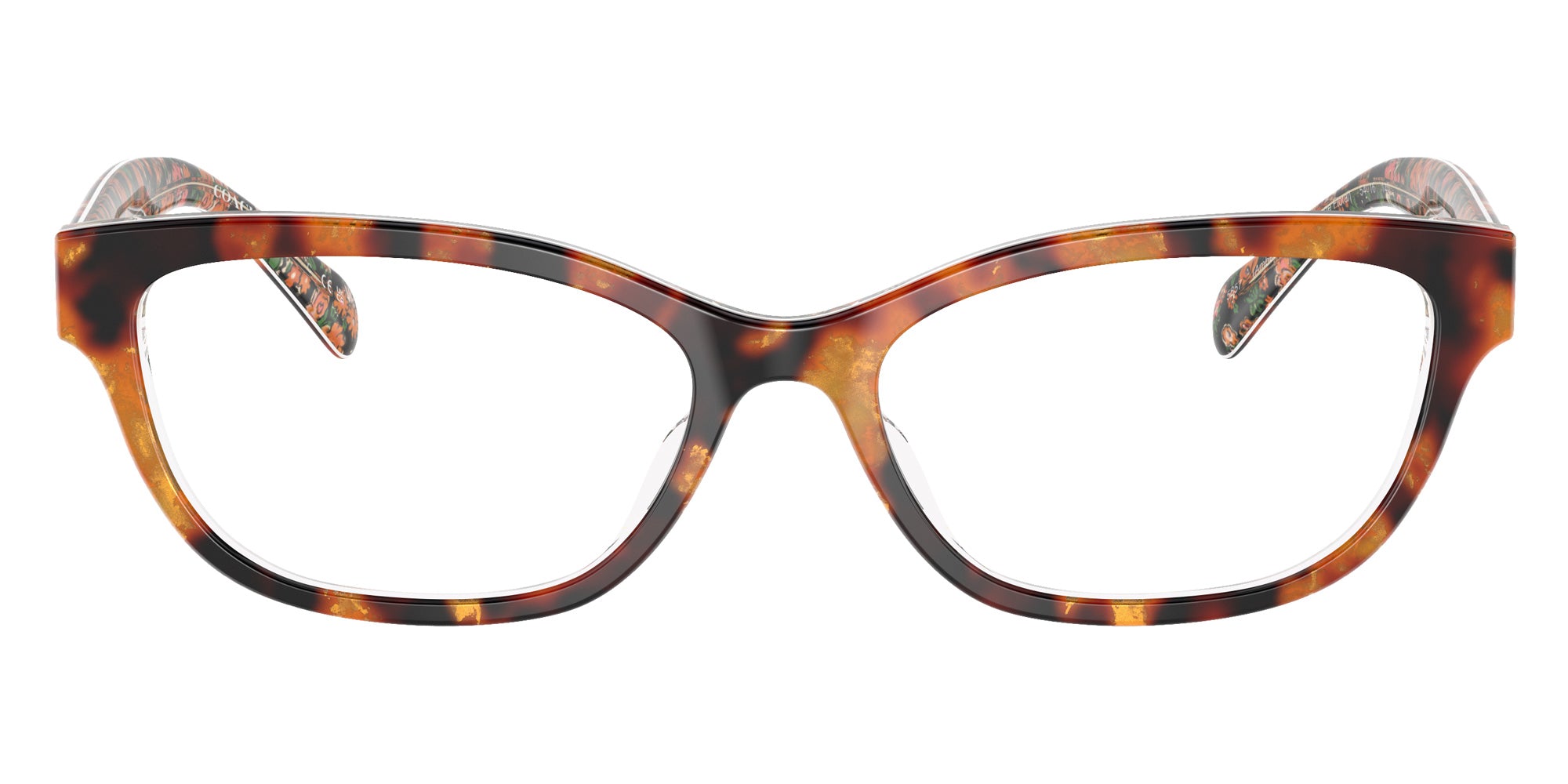 Coach HC6250U 5857 51 - Amber Tortoise/Orange Floral #id:hc6250u5857_s:108100