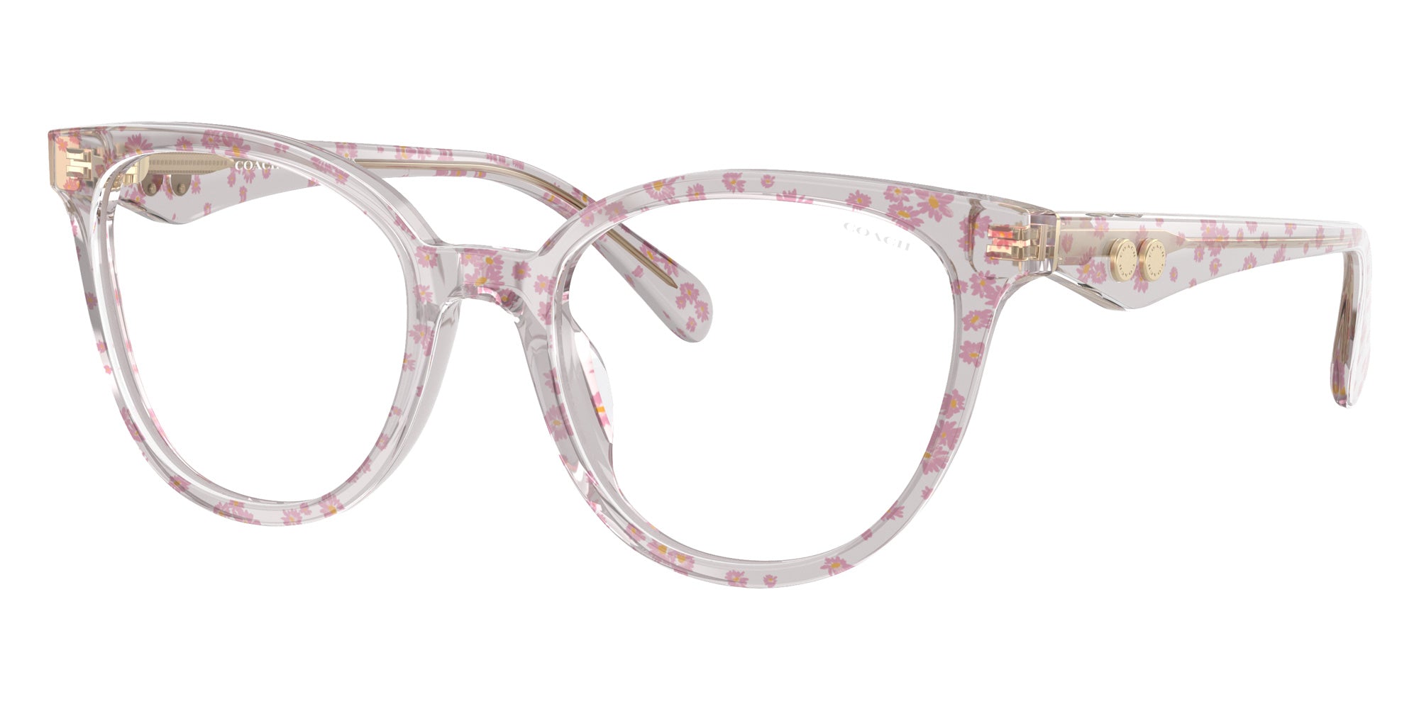 Coach HC6259U 5953SB 51 - Transparent Pink Floral Print #id:hc6259u5953sb_s:100105