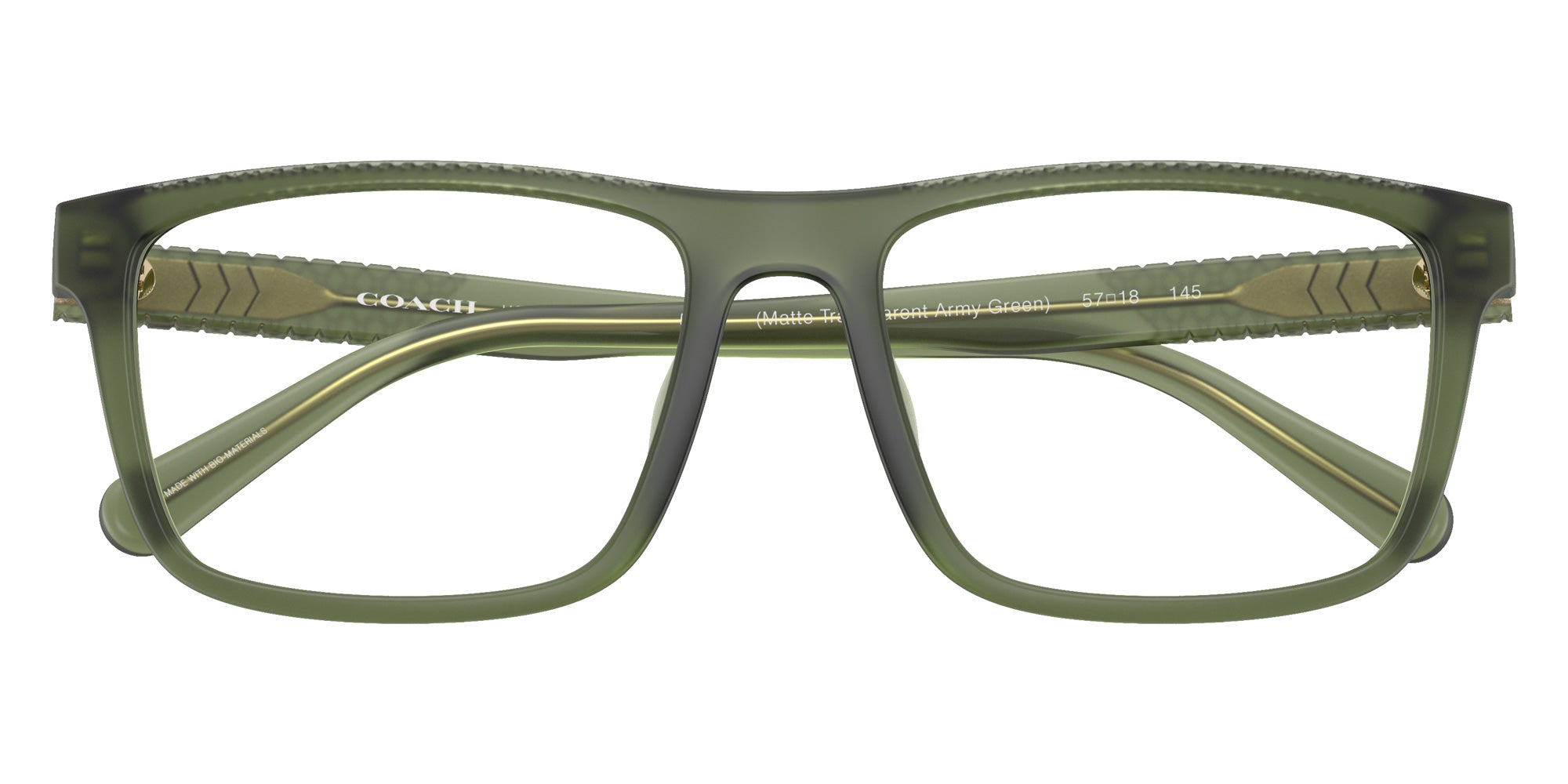 Coach HC6263U 5786 55 - Matte Transparent Army Green #id:hc6263u5786_s:108120