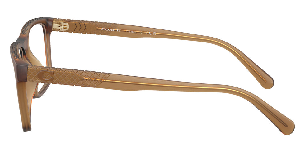 Coach HC6263U 5876 55 - Matte Transparent Amber #id:hc6263u5876_s:112110