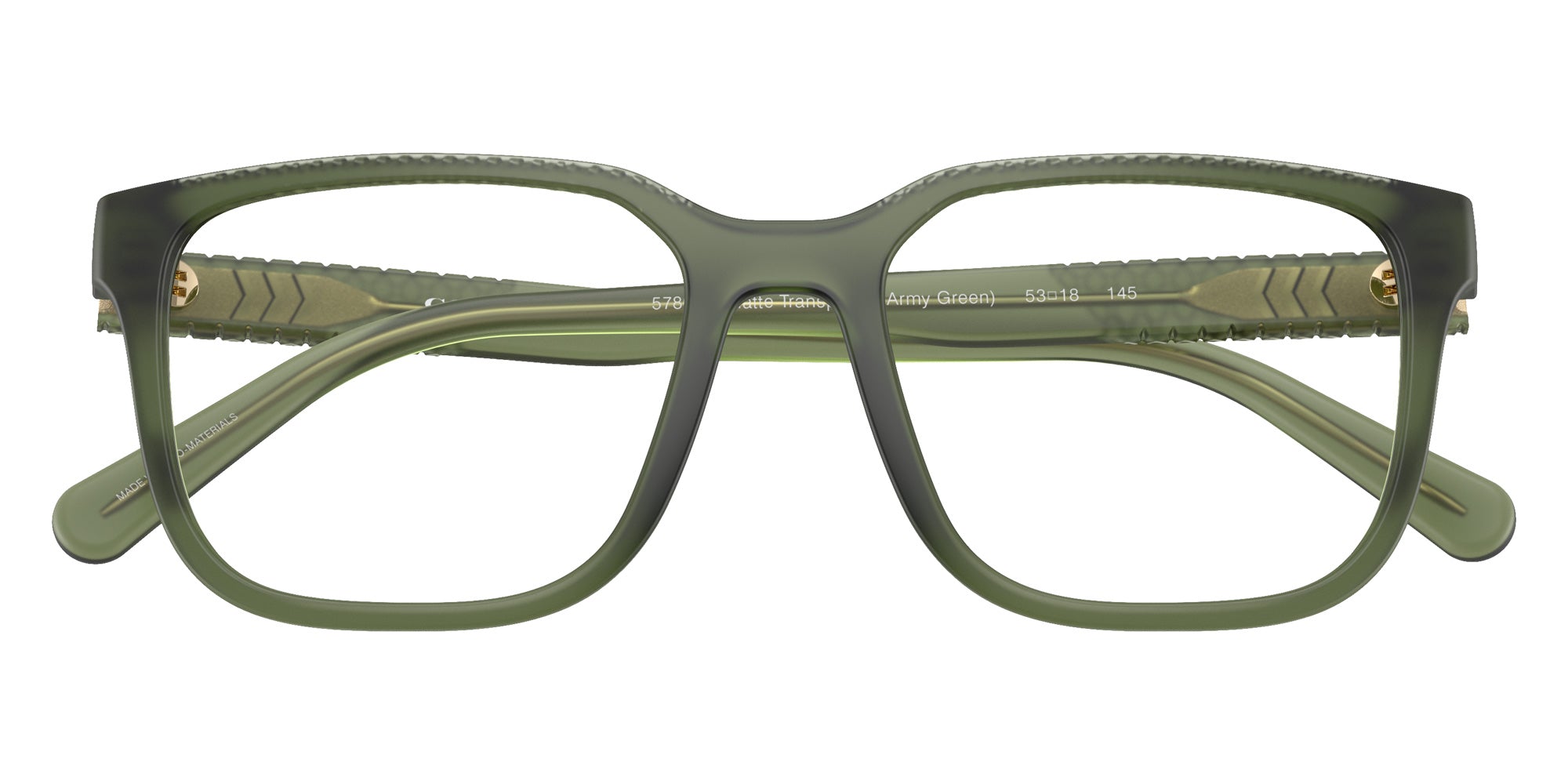 Coach HC6264U 5786 53 - Matte Transparent Army Green #id:hc6264u5786_s:104120