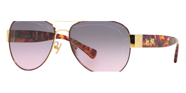 Coach HC7059 L138 924890 58 - Purple/Gold / Gray Purple Gradient #id:hc7059924890_s:100100