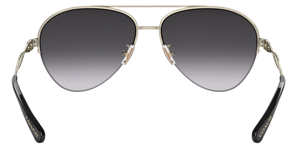 Coach HC7124 C3447 90058G 59 - Shiny Light Gold / Gray Gradient #id:hc712490058g_s:100115